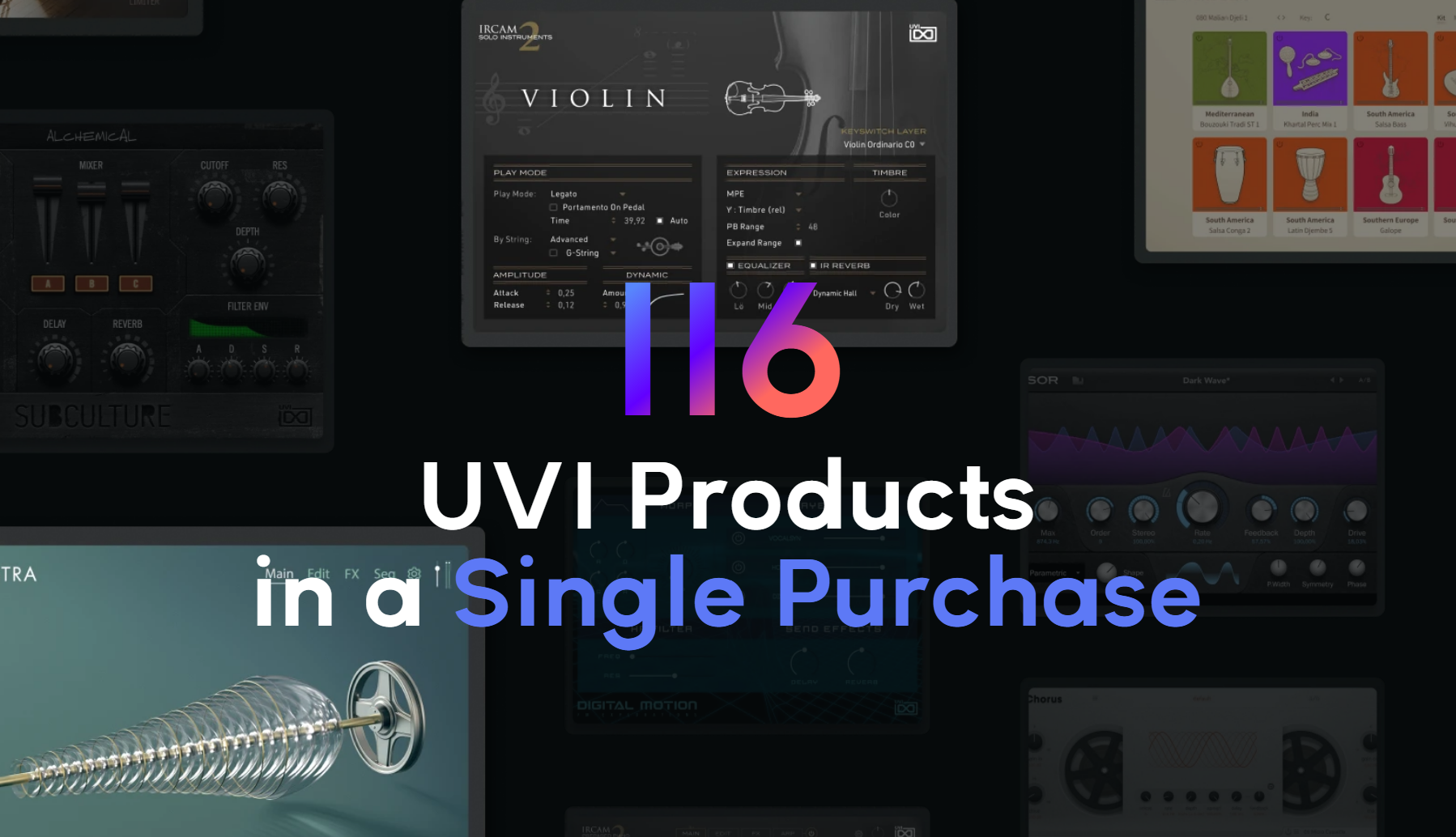 UVI UVI Sonic Bundle 116 Products